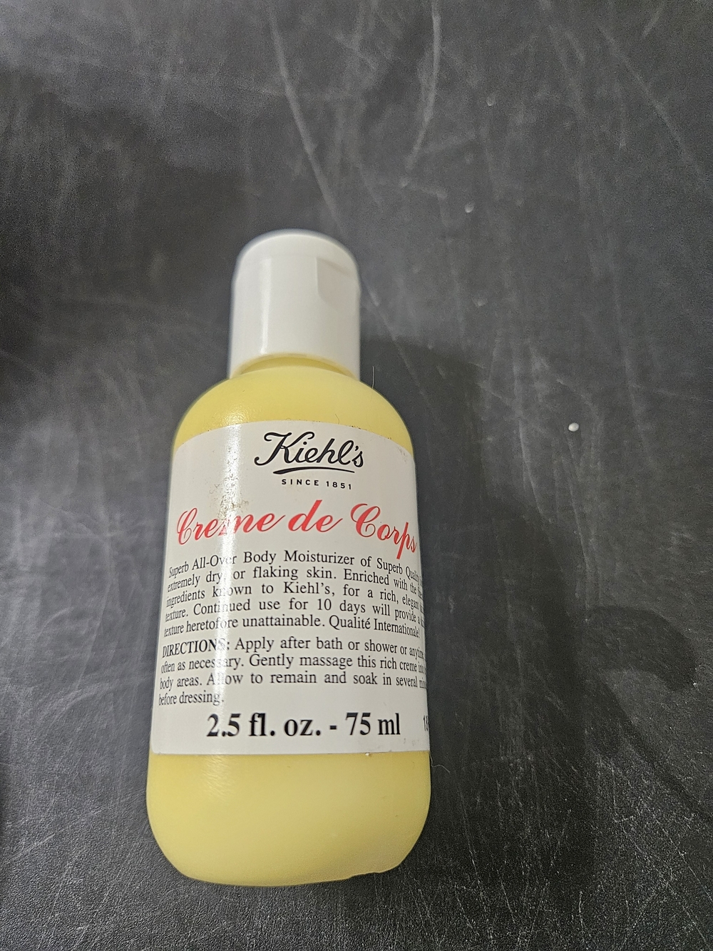 Kiehl's Crème de Corps Travel Lotion - Pale Yellow Bottle - Picture 6 of 10